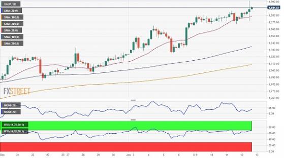 黃金多頭爆發、前景堅定看漲！FXStreet首席分析師:金價料再大漲逾20美元