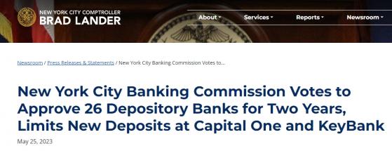 突發「爆雷」！紐約凍結「兩家地區性銀行」存款2年 巴菲特今年剛押注近10億美元
