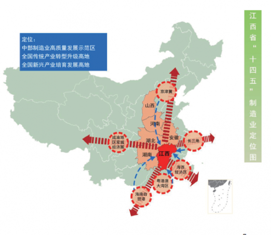 江西省“十四五”制造業規劃：工業增加值突破萬億元，千億元級産業集群要達到15個